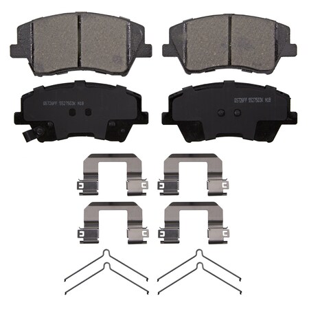 Wagner Brake QuickStop Front Disc Brake Pad Set Ceramic,  ZD1912