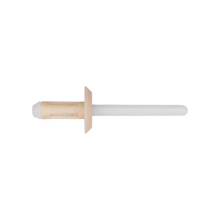 Auveco Nylon Expansion Rivet 1/4in Hole Diameter 2 3/16in Length, 25PK 13749