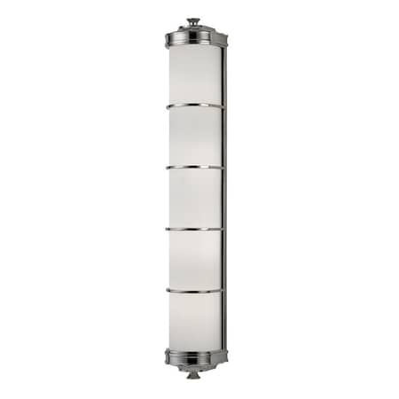 Hudson Valley Lighting Albany 4 Light Wall Sconce 4.75 In. Polished Nickel 3833-PN