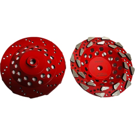 Vantage Product Double PNR Segmented Cupwheel, Concrete Cutting, 7'', Fine PNR724A1HT30