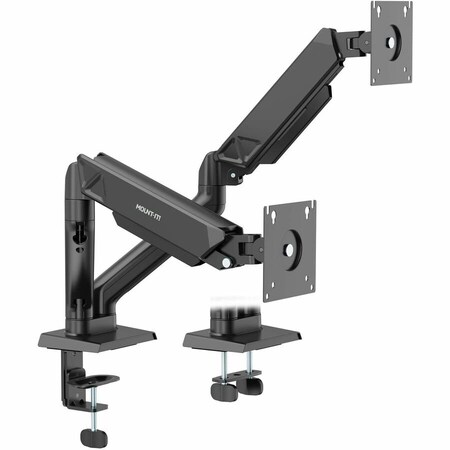 Mount-It MI 8752BLK Dual Mntr Mnt Sprng MI8752BLK