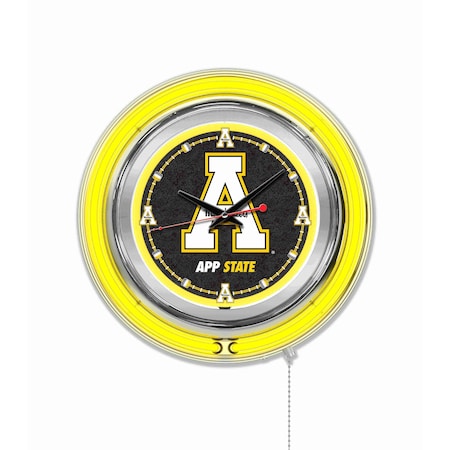 Holland Bar Stool Co Appalachian State University Double Neon 15" Clock Clk15AppStU