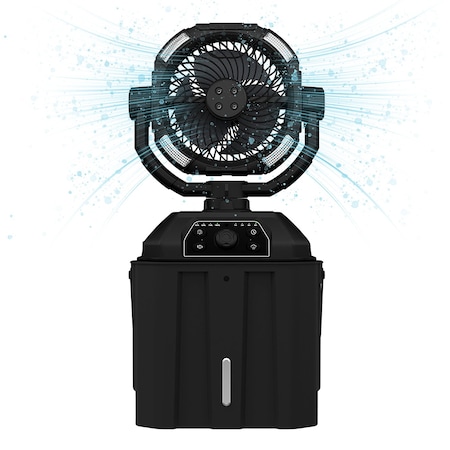 Alphacool Portable Misting Bucket Fan 810058858221