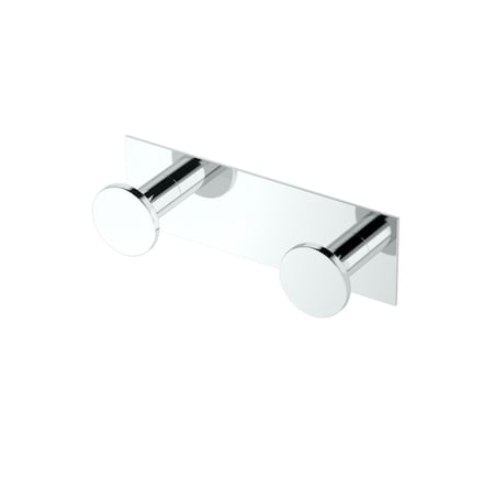 Gatco Glam All Modern Décor 6.5" Double Robe Hook, Chrome 1284