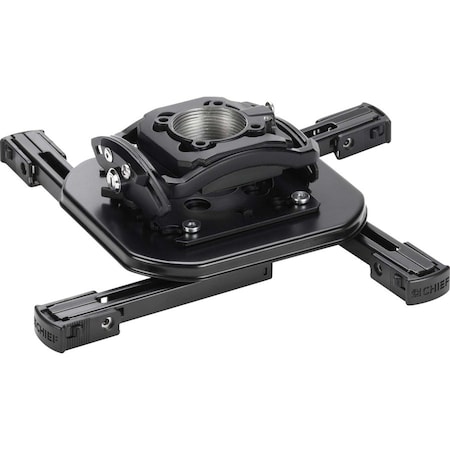Chief Mini Elite Universal Projector Mount (Keyed Lock) - Black - 25 lb Load Capacity RSMAU