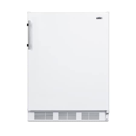 Summit Appliance 24 in Wide Refrigerator-Freezer, ADA Compliant AL650W