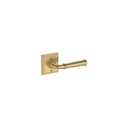 Baldwin Residential Door Levers Half Dummy Right Hand Lifetime Satin Brass HDDUNCHR044