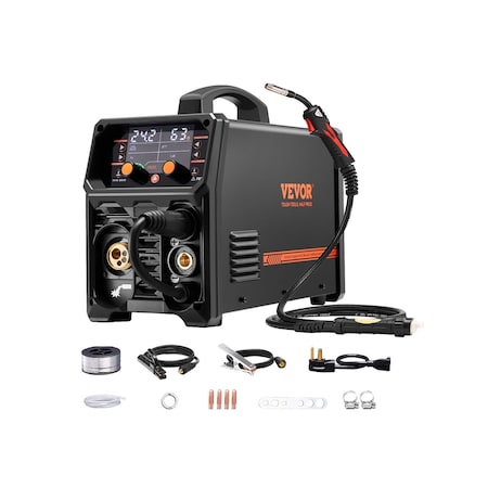 Vevor MIG Welder 200Amps Welding Machine 4-in-1 Gas MIG/Flux Core MIG/Stick/Lift TIG MIG-200