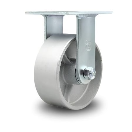 Service Caster 5 Inch Semi Steel Wheel Rigid Caster with Roller Bearing SCC-30R520-SSR