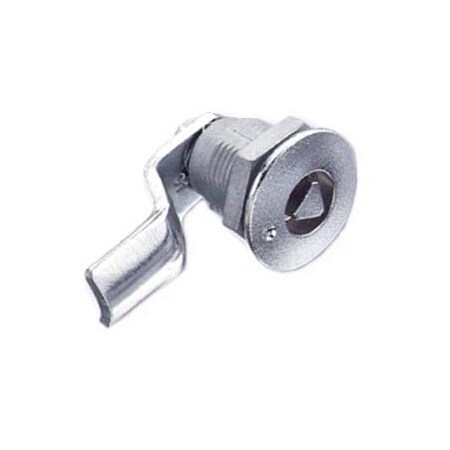 Southco Quarter-Turn Cam Latch, 8 mm Triangle Recess, 6mm .24 in Grip, Not Sealed Zinc Alloy E5-2-031-000