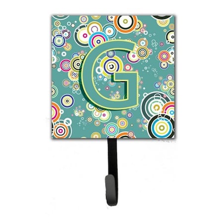 Carolines Treasures Letter G Circle Circle Teal Initial Alphabet Leash and Key Holder CJ2015-GSH4