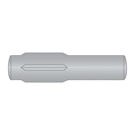 Huyett Type H Grooved Pin, 300 Stainless Steel, 0.219 in Dia x 0.217 in Small End Dia x 1.750 in Length GPS-0218-1750-H