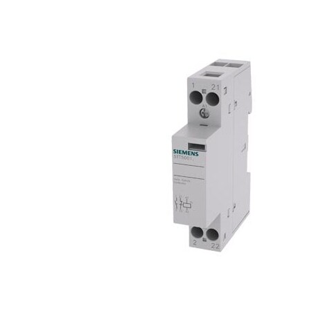 Siemens INSTA contactor with 1 NO contact and 1 NC contact Contact for 230 V AC 400V 5TT5001-2