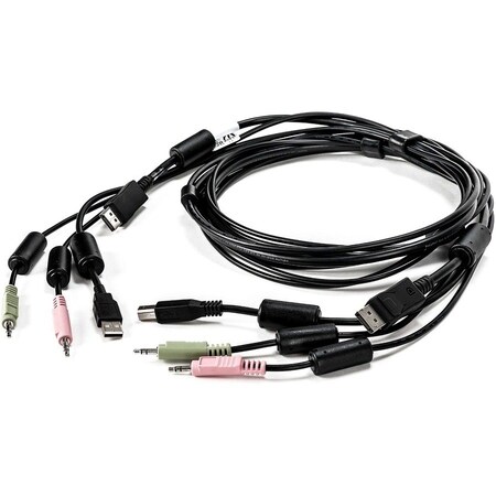 Vertiv Cable, 1-Displayport/1-Usb/2-Audio, 6Ft CBL0122