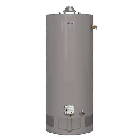 Richmond Essential Series Gas Water Heater, Natural Gas, 40 gal Tank, 65 gph, 34000 Btuhr BTU 6G40S-34F3