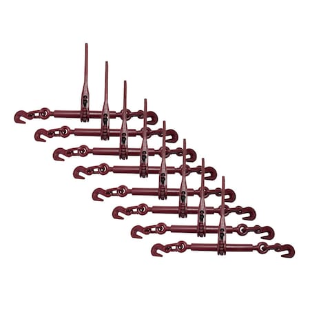 Mytee Products Ratchet Load Lever Binder 5/16in 3/8in Chain Binders Tie Down Hauling, 8PK CBRS516x8