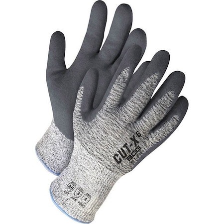 Bdg Cut-Resistant Coated Gloves, Cut Level A6 , Nitrile , Sandy , 4XL 1 PR 99-1-9626-13