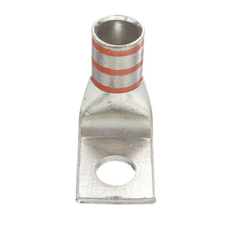 Panduit One-Hole Compression Lug, 1 to 2 in Stud, Standard Barrel, Copper, Orange LCAX3/0-12F-X