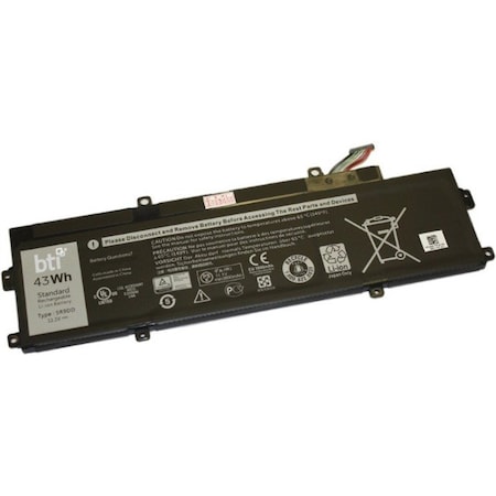 Battery Technology Replacement Notebook Battery (Internal) For Dell Chromebook 11 (3120) 5R9DD-BTI