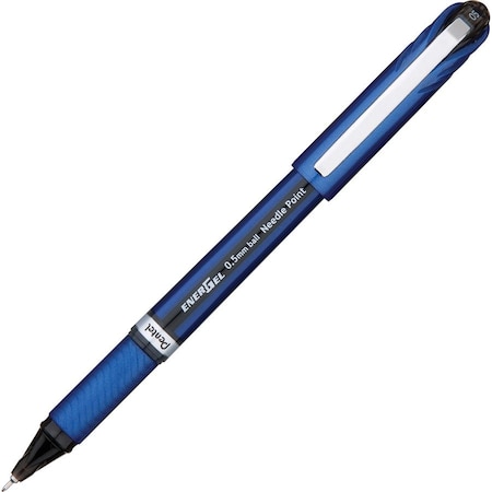 Pentel Ener Gel NV Needlepoint Fine Tip Pen; Black PENBLN25A