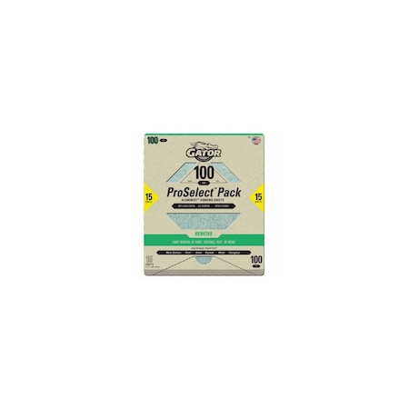 Ali Industries Premium Sandpaper Sheets, 100 Grit, 9 x 11 In., 15-Pk. 7289