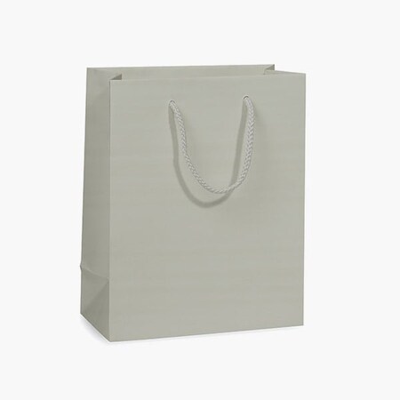Nashville Wraps Silver Matte Gift Bags, Cub 8x4x10, 10PK MTCMSI