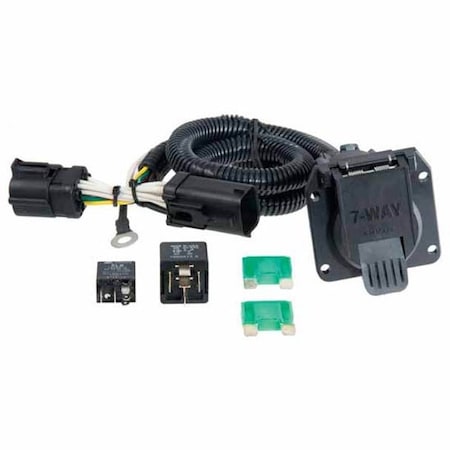 Ilc Repl. For Ford F 150 Year 1997 Plug And Play 7 Way Rv Blade Custom Wiring Harness W/Spring Loa WZ-ETT8-6