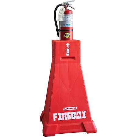 Magnum Tool Firebox, Portable Fire Extinguisher Stand, OSHA Compliant SAFE-ST