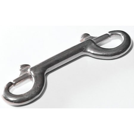 Baron Mfg Co Baron 163Z Chain Snap, 70 Lb Working Load, Metal, Nickel 163