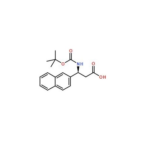 Ak Scientific (S)-Boc-3-(2-naphthyl)-β-Ala-OH (100mg), CAS 500770-69-4 6809AB-100mg