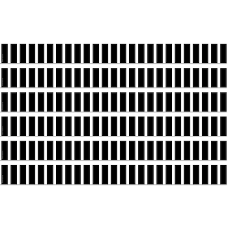 Teacher Created Resources Black and White Vertical Stripes Straight Border Trim, 35 Feet Per Pack, 6PK TCR3935