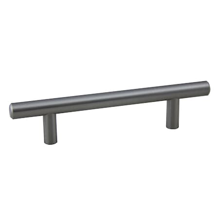 Pride Industrial 6in Bar Cabinet Pull with 3-3/4in Center to Center Satin Nickel Finish P1096SN