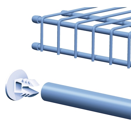 Closetmaid SuperSlide Wire Shelf End Cap, 2PK 7563800