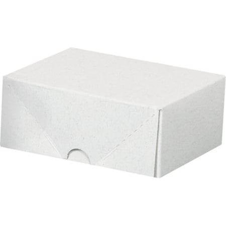 Partners Brand 4 3/4 in x 3 1/2 in x 2 in Stationery Folding Cartons, White, Fiberboard, 200 PK BCF23