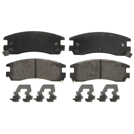 Wagner Brake QuickStop Rear Disc Brake Pad Set Ceramic,  ZD714