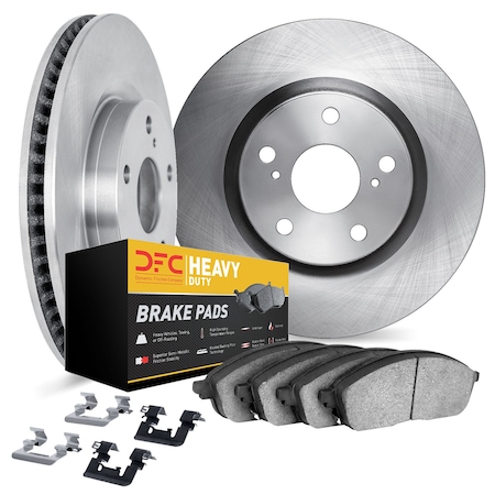 Dynamic Friction Co DFC Brake Rotor- Heavy Duty Brake Pad includes Hardware 6212-99366