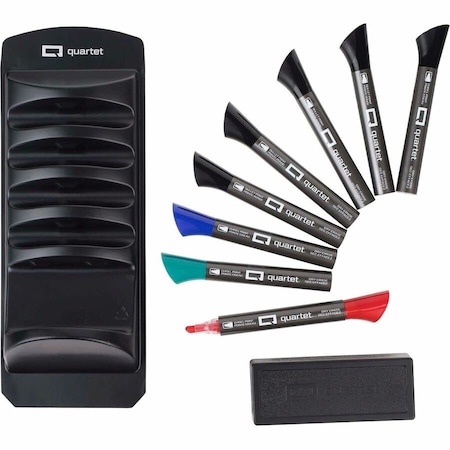Quartet Dry Erase Marker and Eraser Set, PK8 558
