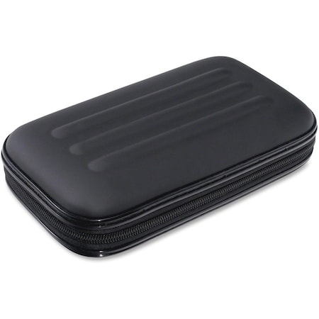 Advantus Large Soft-Sided Pencil Case, Black 67000