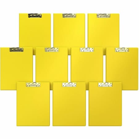 Davis Group Essential Clipboard, Lever Clip-Yellow, PK10 4511-05-10