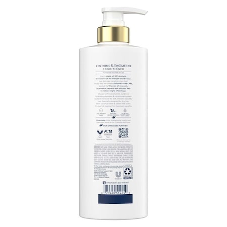 Dove Coconut and Hydration Conditioner, 18 Fluid Ounce, 4PK 64352745
