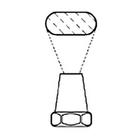 Paasche Fan Aircap For AX extension AXF