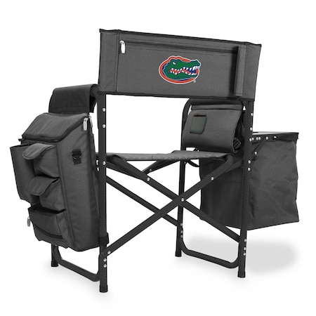 Picnic Time Family Of Brands NCAA Florida Gators Fusion Camping Chair with Side Table and Soft Cooler 807-00-679-164-0