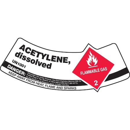 Accuform CYLINDER SHOULDER LABELS MCSLACRVSP