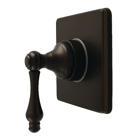 Kingston Brass Single-Handle Six-Way Diverter Valve with Square Trim Kit, Oil Rubbed Bronze KS4045AL