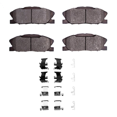 Dfc Police Pads, Disc Brake Pad Set,  1911-1767-01