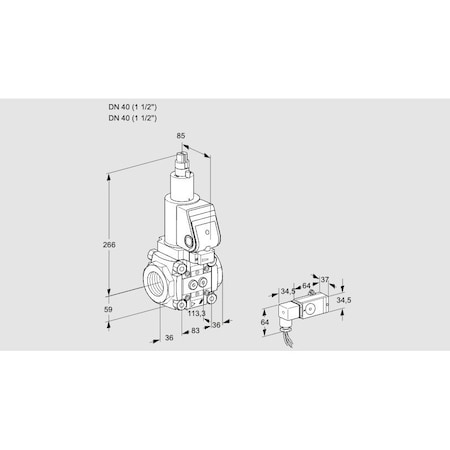 Honeywell Kromschroder VAS3T40N/LKGR KS88020576