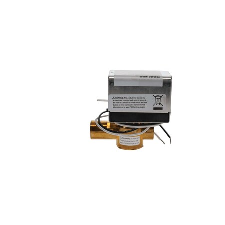 Schneider Electric VB: 3/4 in. 2W. Zone. FLR. BR. 2.5 cv. 40 PSI. Act (AG14B020): Elec. 2Pos. SR. NC. 110-120 VAC. App VS2342G14B020