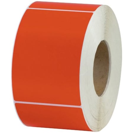Partners Brand Thermal Transfer Labels, 4" x 6", Red, PK4 THL130RD