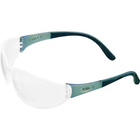 Msa Safety SAFETY WORKS Arctic Elite Safety Glasses, AntiFog Lens, Rimless Frame, Polycarbonate Frame 10038845