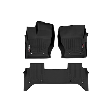 Weathertech Black, Front and Rear Floorliners 444801-4414055